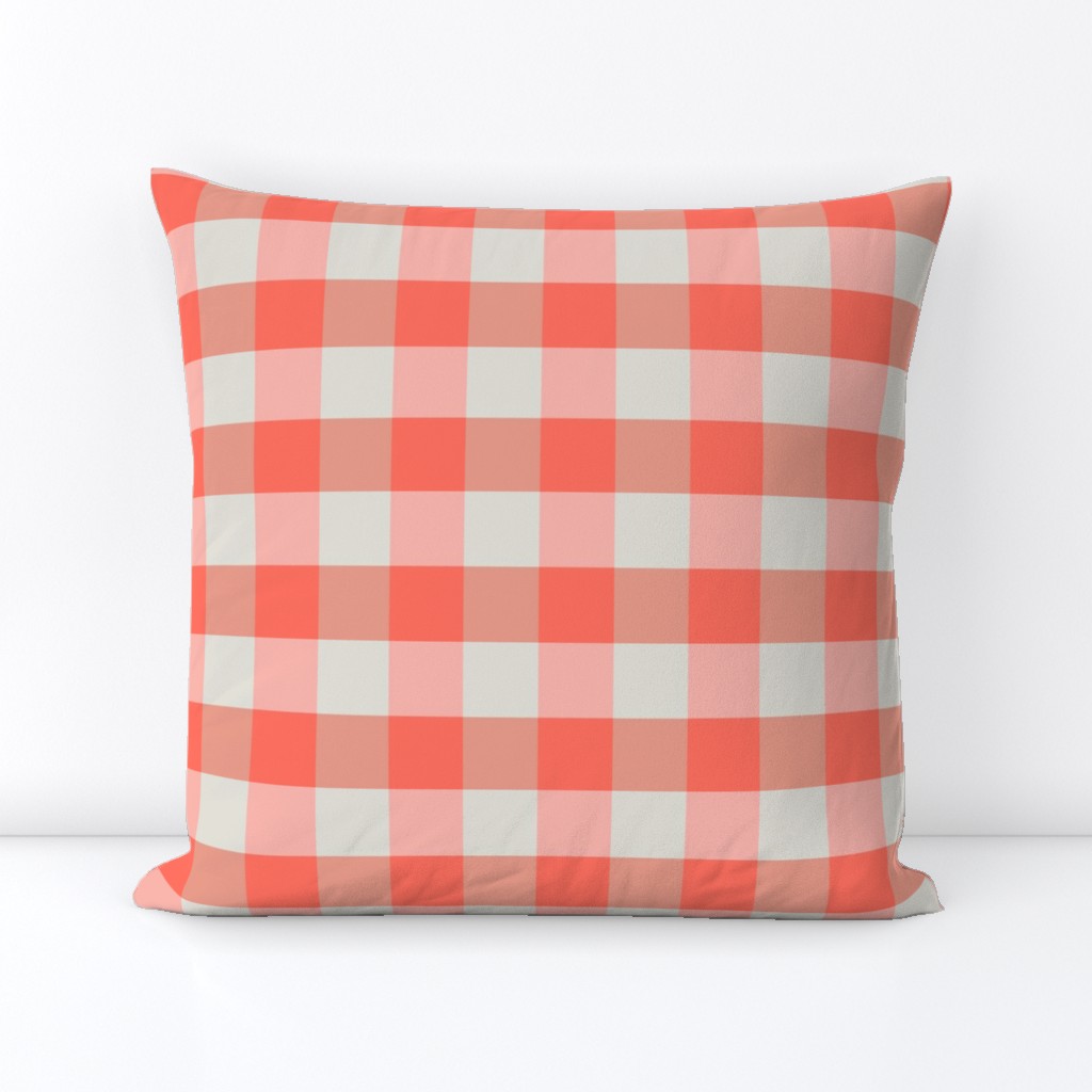 plaid-coral-red