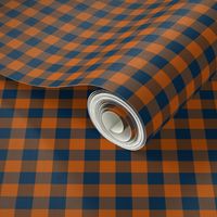 plaid camp orange navy