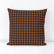 plaid camp orange navy