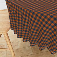 plaid camp orange navy