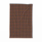 plaid camp orange navy