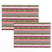 Spray Paint Stripe | Pink Morning