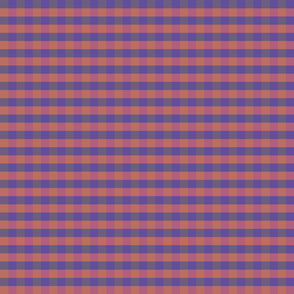 plaid purple rose 