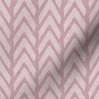 Organic Chevron - Safari Wholecloth Mauve coordinate