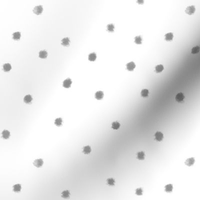 Paint Dots - grey on white