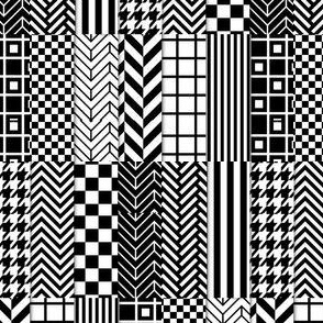 black_and_white_chevrons__chekked__stripes_and_columns
