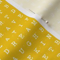 Word Search - Mustard Yellow & White