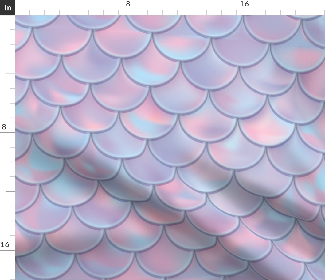 Mermaid Scales Pattern - 18"