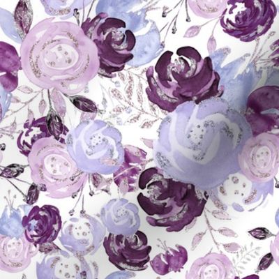 Purple floral explosion