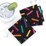 Confetti black colorful Tic Tac