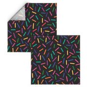 Confetti black colorful Tic Tac