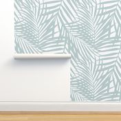 Fronds Palladian Blue on white