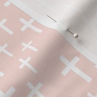 Crosses on pink - LAD19