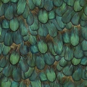 green-pheasant animal print