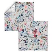 Fable Floral (grey) JUMBO