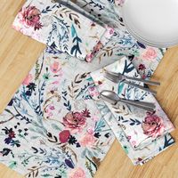 Fable Floral (grey) JUMBO