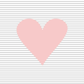 18" heart blanket (rose quartz) minky layout