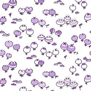 Tropical Violet Flowers