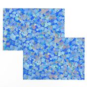 Random Squares Dark Blue 150L