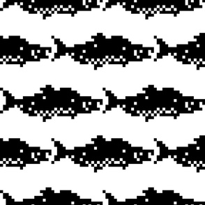Pixel salmon