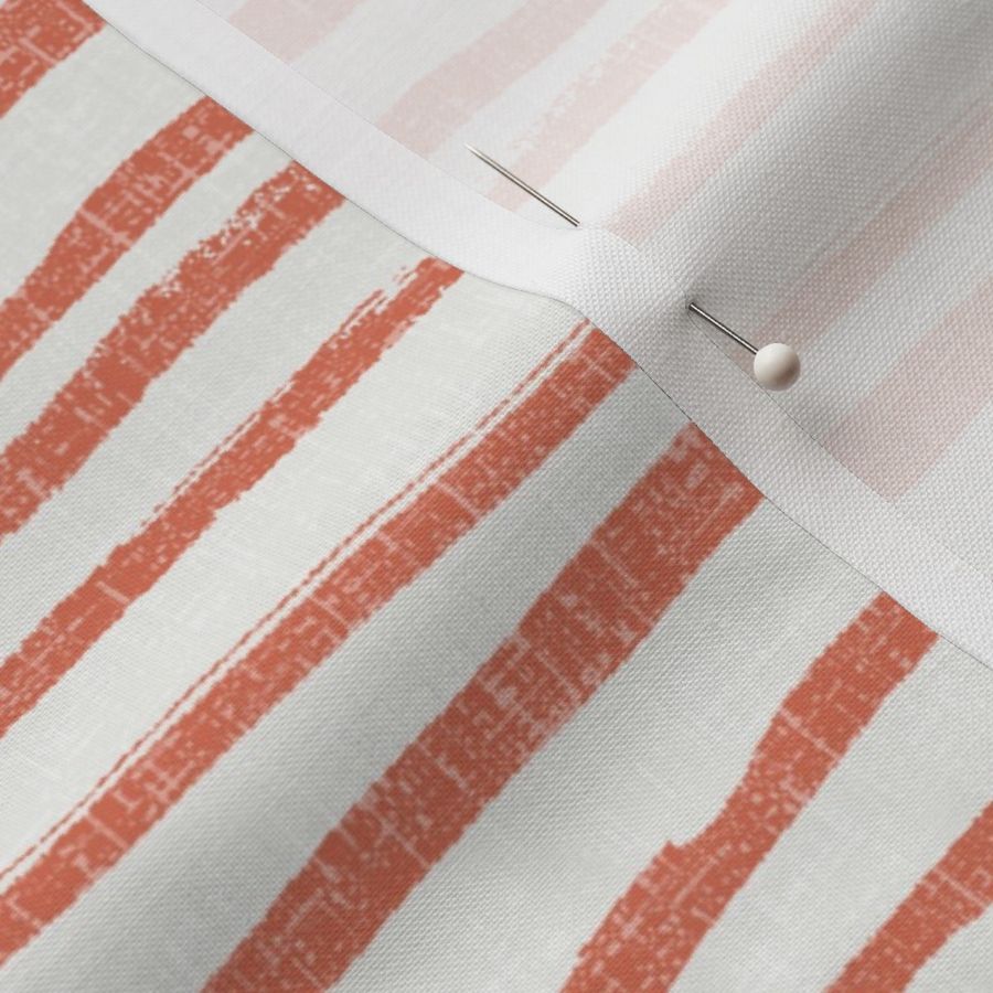 apricot stripes - sfx1436 - stripe fabric, nursery fabric, warm tones fabric, warm palette fabric, earth tones fabric