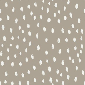 taupe dots fabric - sfx0906 - dots fabric, neutral fabric, baby fabric, nursery fabric, cute baby fabric 