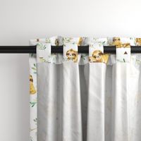 Sloths Hangin On – Children's Bedding Baby Boy Nursery, LARGE Scale