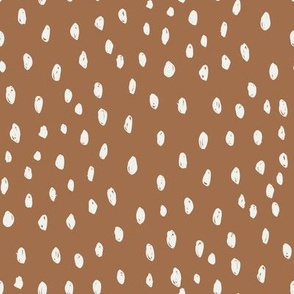 pecan dots fabric - sfx1336 - dots fabric, neutral fabric, baby fabric, nursery fabric, cute baby fabric 