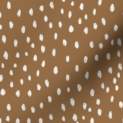 chipmunk dots fabric - sfx1044 - dots fabric, neutral fabric, baby fabric, nursery fabric, cute baby fabric 