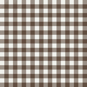 pinecone check fabric - sfx1027- 1/2" squares - check fabric, neutral plaid, plaid fabric, buffalo plaid 