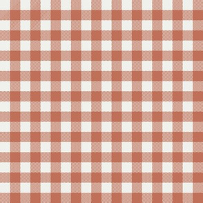 apricot check fabric - sfx1436 - 1/2" squares - check fabric, neutral plaid, plaid fabric, buffalo plaid 