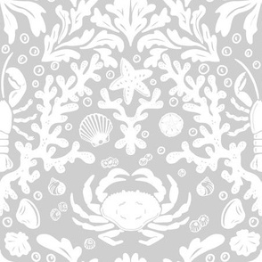 Cape Cod Damask Grey