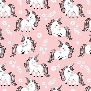 baby unicorns - light pink, small