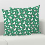 baby unicorns - green, small