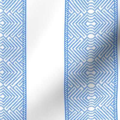 Lapita Stripes Azul de Taos on White 150