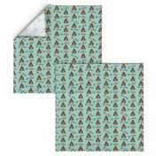 lil sh*t - poop, emoji, poop emoji fabric, sweary fabric - mint