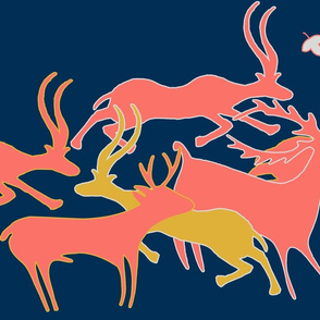 Limited Color Palette_running_animals