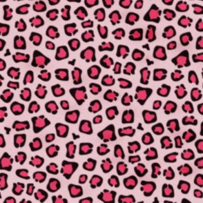 pink leopard leather