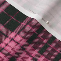 Hot Pink and Charcoal Plaid
