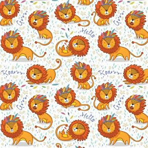 Sunny lions_white background