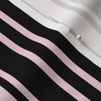 stripe D pink and black