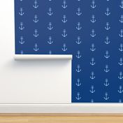 Blue Anchors on Navy
