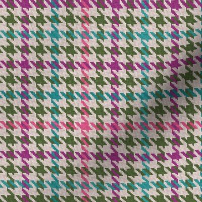 Plaid in Pink Purple Green and Teal