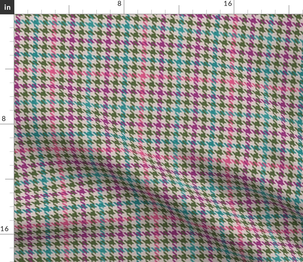 Plaid in Pink Purple Green and Teal