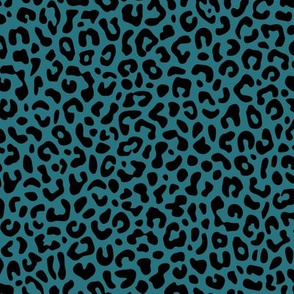 Blue Cheetah Print