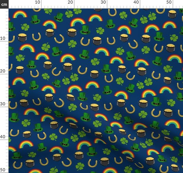 st patricks day fabric - leprechaun 