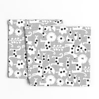 polka dot printed animals