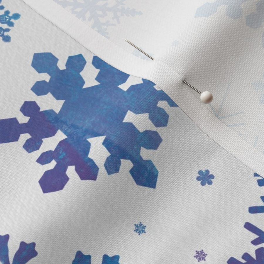 Snow Fall Fabric | Spoonflower