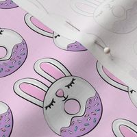 bunny donuts with sprinkles - easter donuts pink LAD19