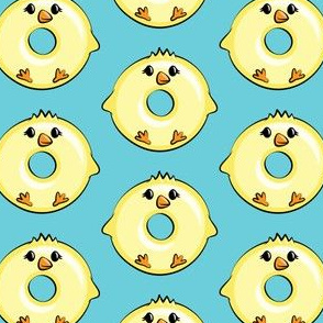 chick donuts - easter donuts blue LAD19
